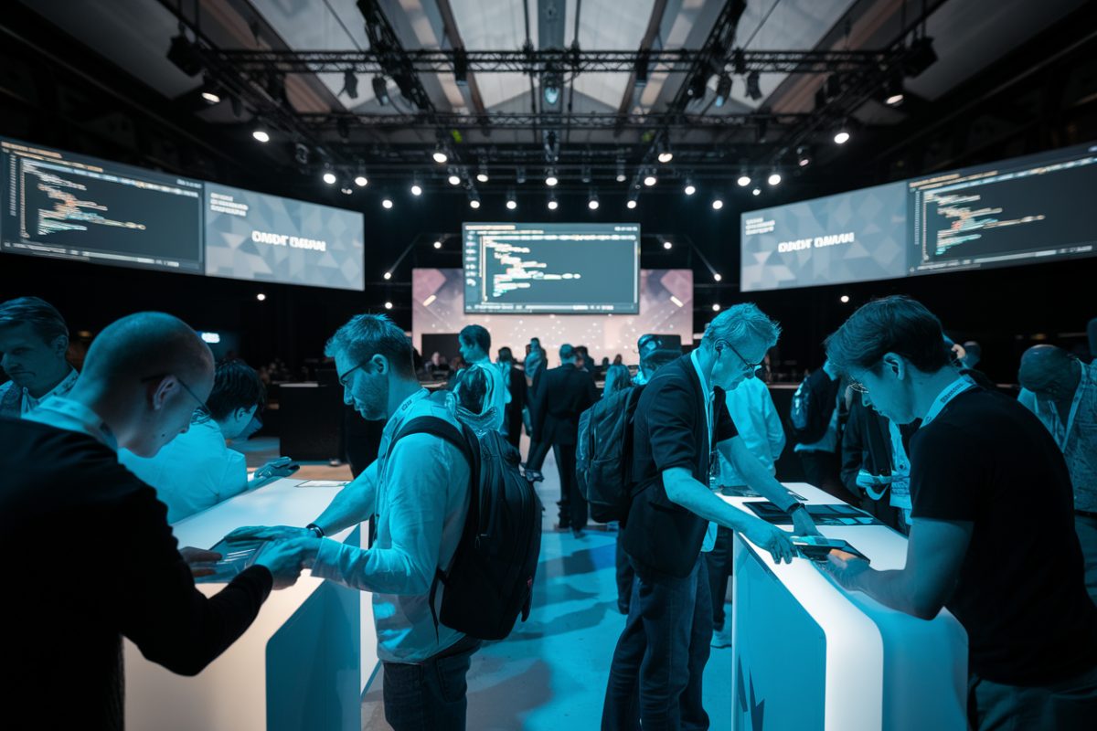 Conférence technologique dynamique à Berlin avec des démonstrations d'IA