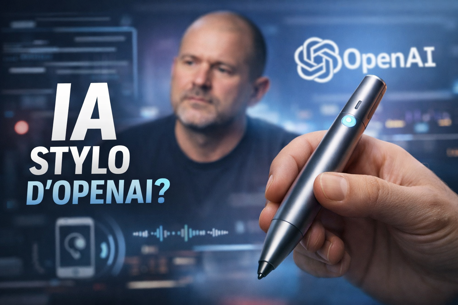 OpenAI et Jony Ive préparent un stylo qui pourrait enterrer votre smartphone